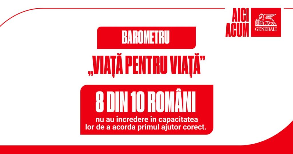 Generali Romania supports first aid education through the "Life for Life" Insurance Program