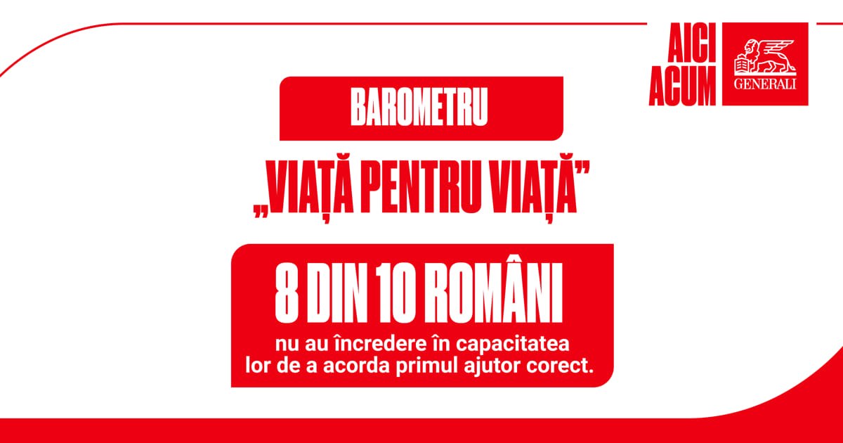 Generali Romania supports first aid education through the "Life for Life" Insurance Program