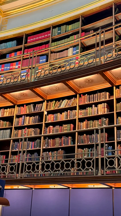 Part of the huge library at the British Museum. PHOTO: Ana-Maria Șchiopu