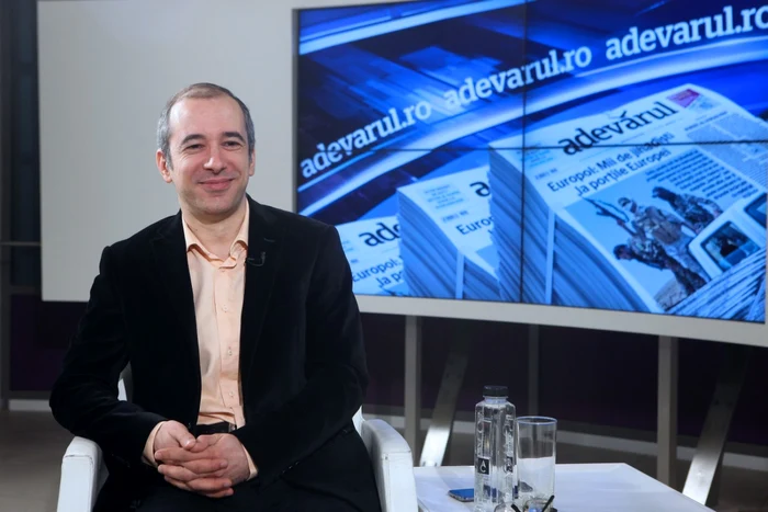 Bogdan Glăvan at Adevarul Live PHOTO Sever Gheorghe 