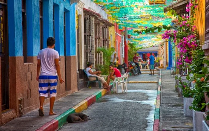 Colorful streets in Cartagena. PHOTO: Insider