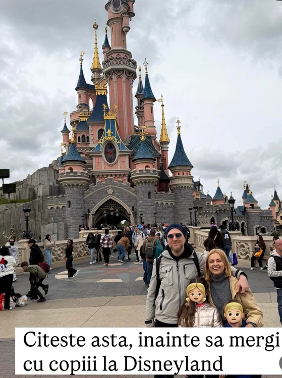Simona Gherghe warns parents to be well trained when opting for a trip to Disneyland with their children