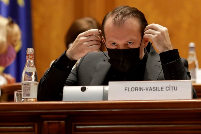 Florin Cîțu was dismissed through a no-confidence motion in September 2021 PHOTO Inquam Photos/George Călin