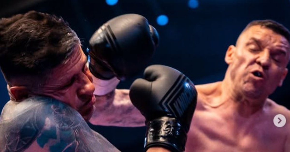 Cristi Bud beat Stelian Ogică. 18 years older, the one nicknamed "Scare of the Lottery" met the floor