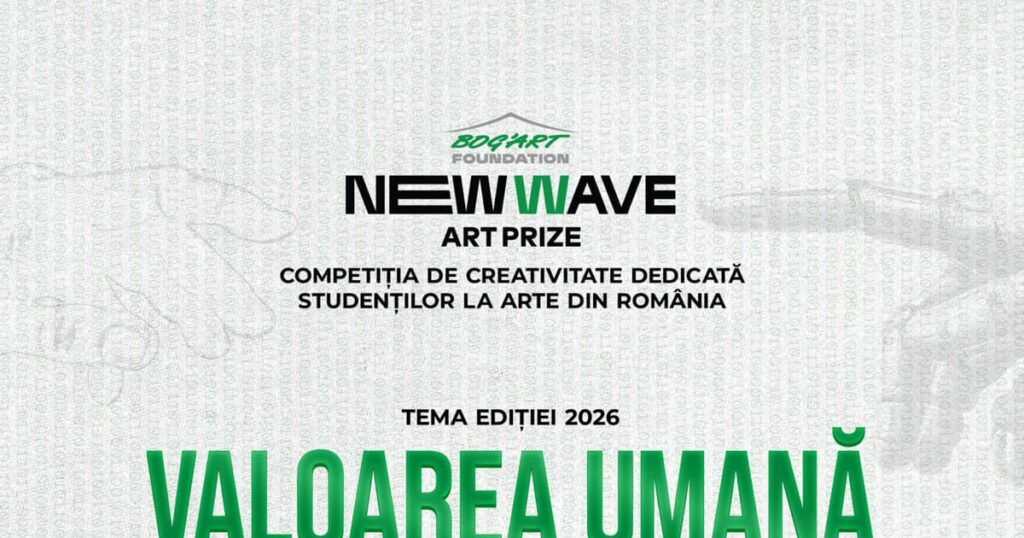 The Bog'Art Foundation offers prizes of 10,000 euros at the NEW WAVE Art Prize, 2026 edition. Artificial intelligence, competition theme for art students