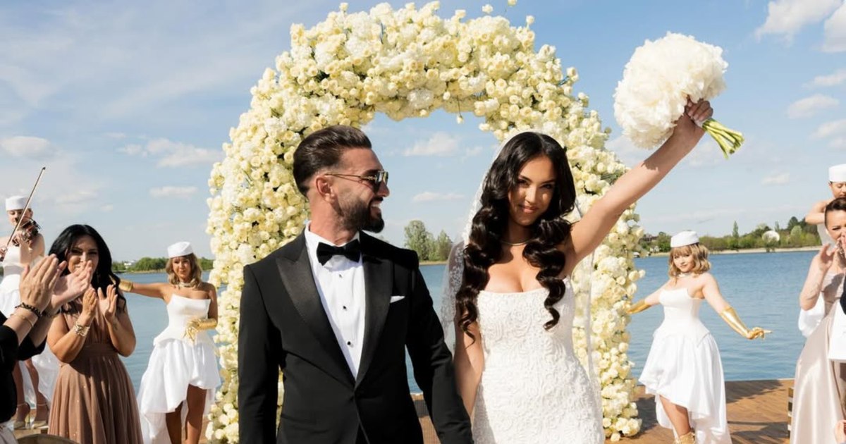 Video Dorian Popa, at the peak of happiness after they got married: "It was gorgeous, it was sublime"