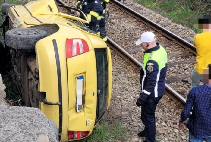Accident on the Oltului Valley PHOTO: ISU Vâlcea 