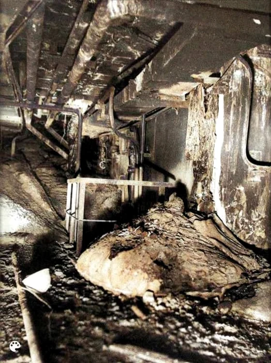 Foot of the Chernobyl Elephant PHOTO Facebook / Memories of Chernobyl 