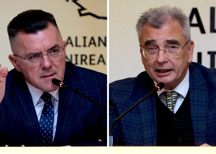 Dan Dungaciu and Petrișor Peiu. Collage: The Truth