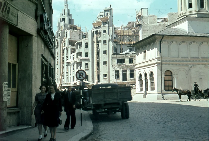Image from the center of Bucharest, somewhere in the area of ​​Ion Câmpineanu Street. PHOTO: Photo Archive