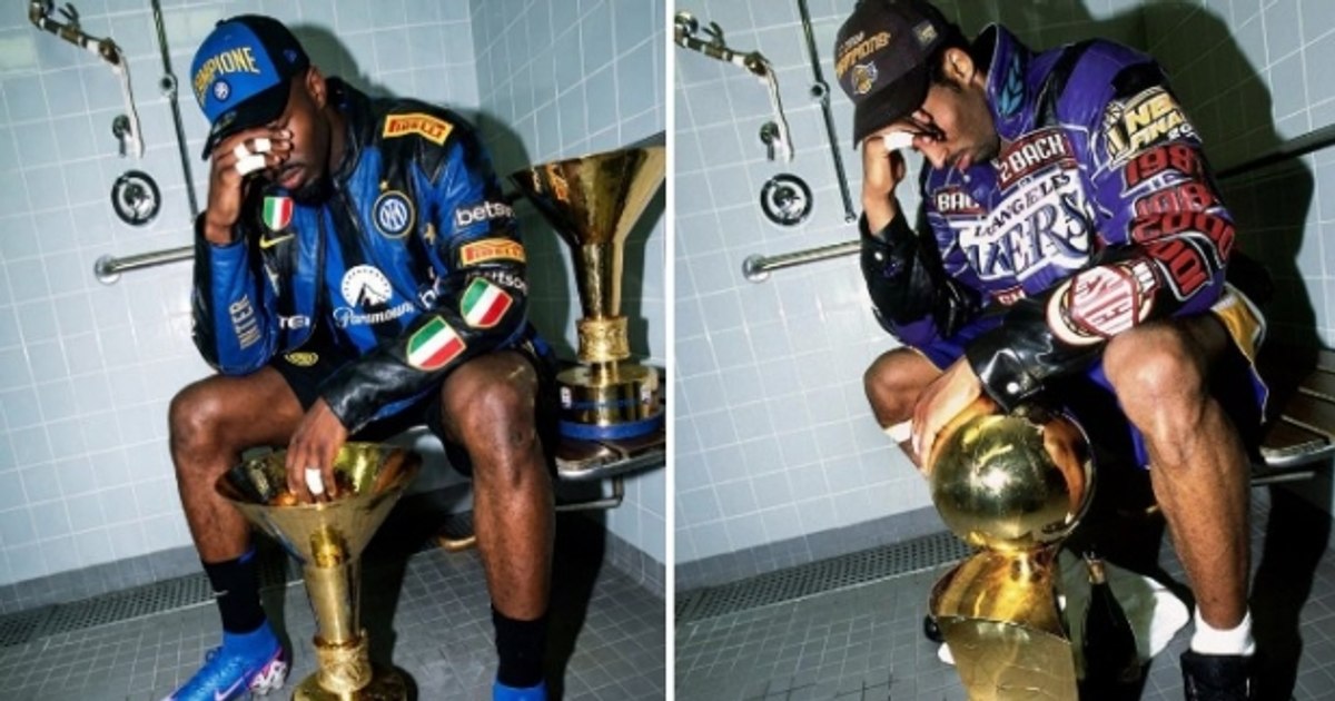 An Inter football player imitated a 25-year-old photo. Kobe Bryant was in terrible pain, even though he had just won the NBA title