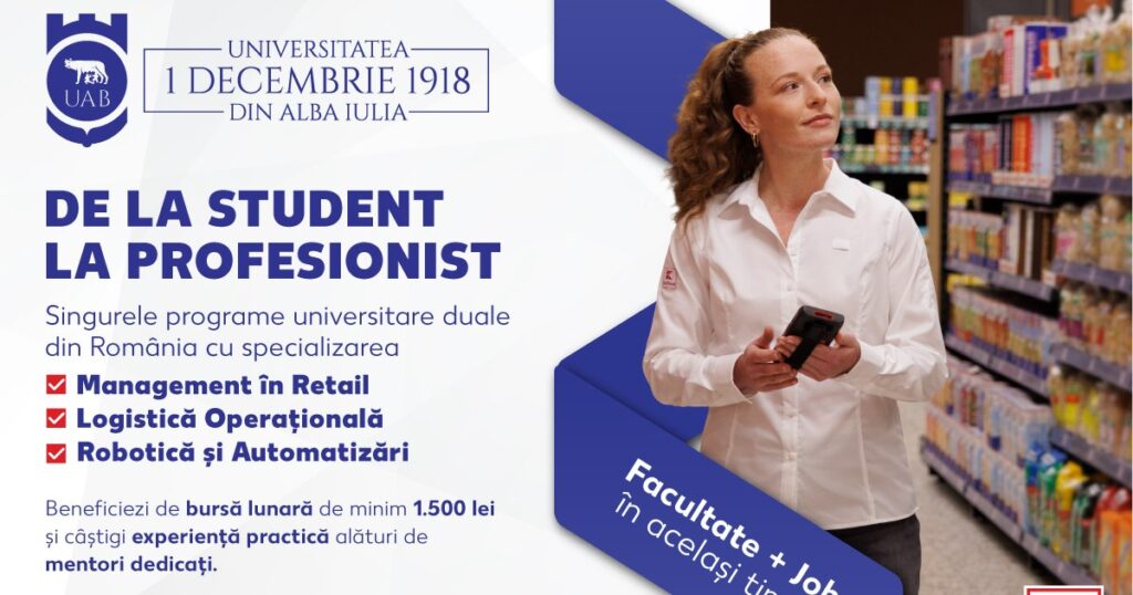 College, paid internship and job at the end. How dual university studies work at Kaufland