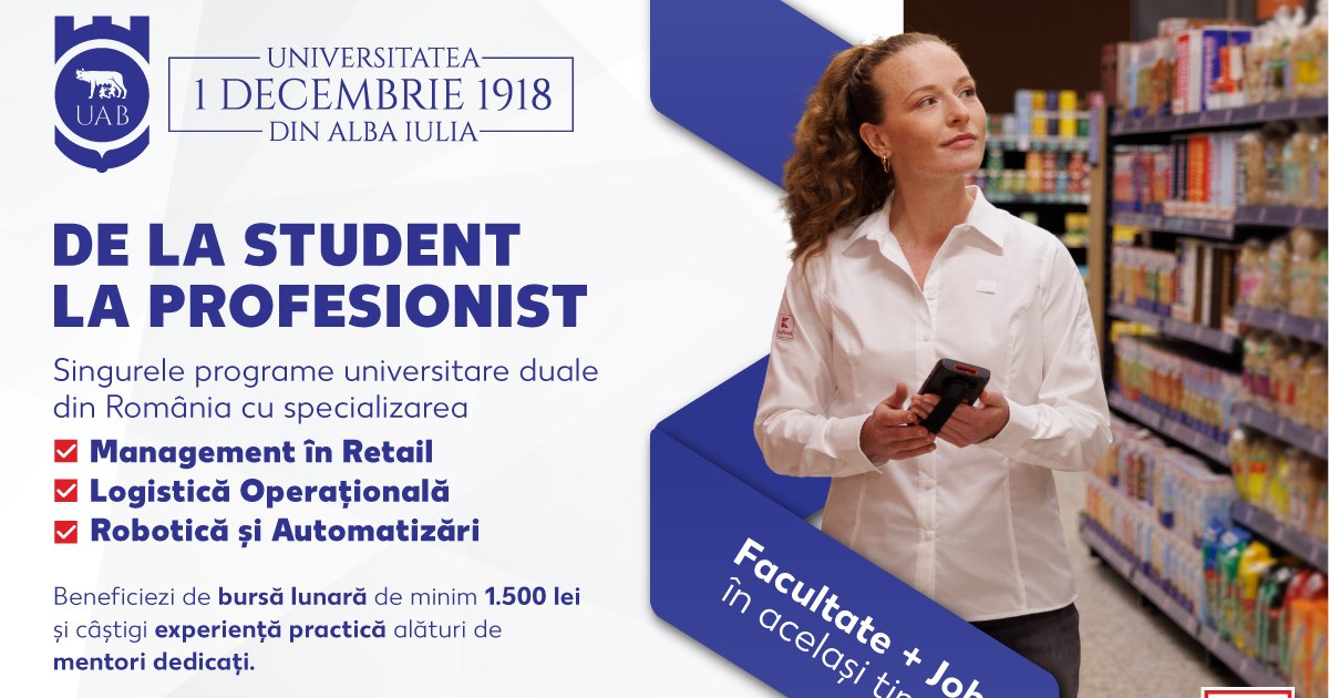 College, paid internship and job at the end. How dual university studies work at Kaufland