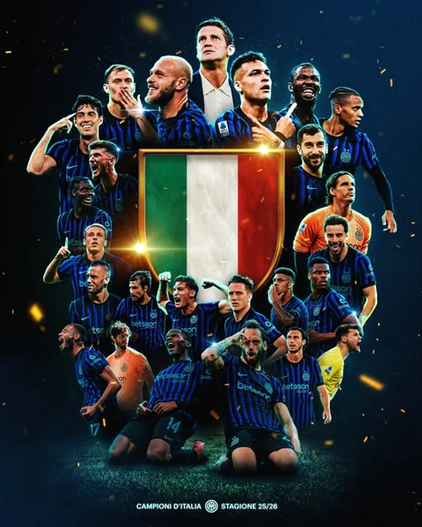 Cristi Chivu led his team to success. Photo Facebook Inter 