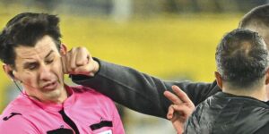 Minor referee beaten during the match he was officiating. Frightened, his mother called the police: “He moved his head!”