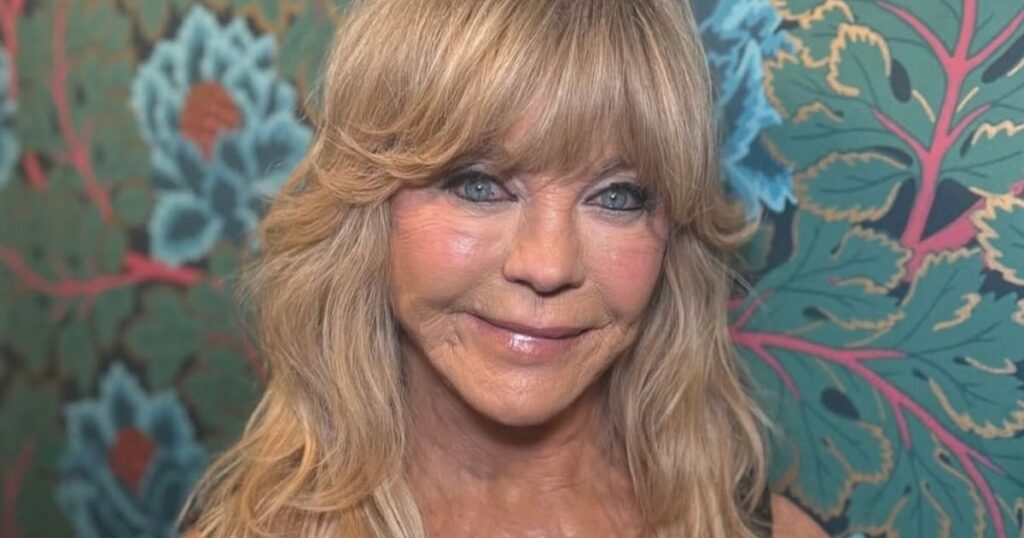 Photo Goldie Hawn, spectacular appearance at 80 years old. The actress impressed in an elegant dress with transparent details