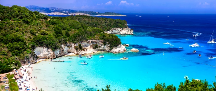 Voutoumi Beach, Antipaxos Island in Greece PHOTO Shutterstock 