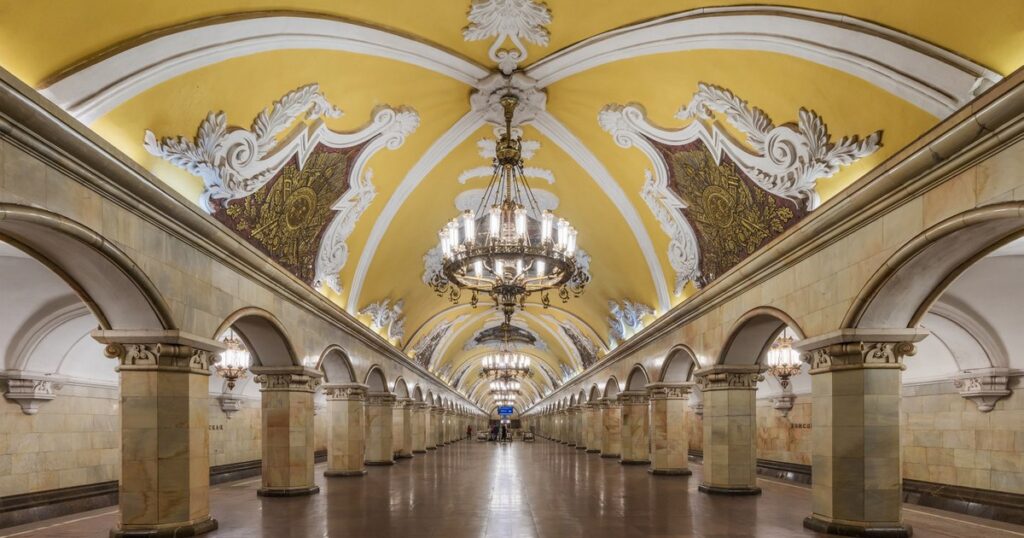 The city where subway stations look like palaces