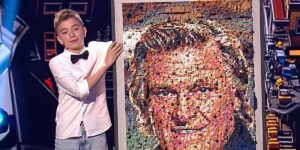 Video Florin Piersic’s gesture after the emotional moment from Romanians have talent, where a child made his portrait out of LEGO