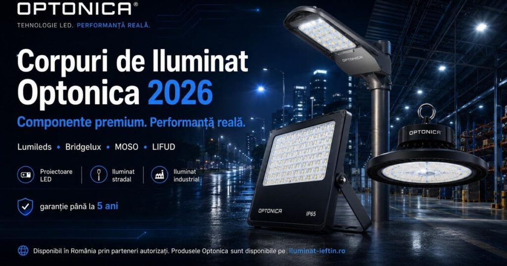What does real quality mean in an LED lighting fixture? Premium technical solutions from Optonica.ro