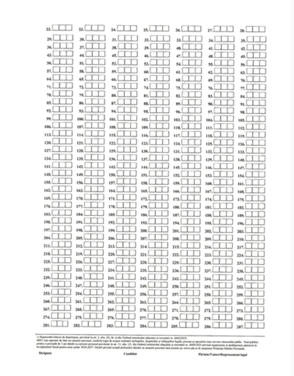 High school enrollment form-form SOURCE: ISMB website brochure 