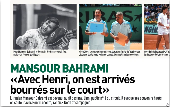 For Bahrami, Ilie Năstase was a 