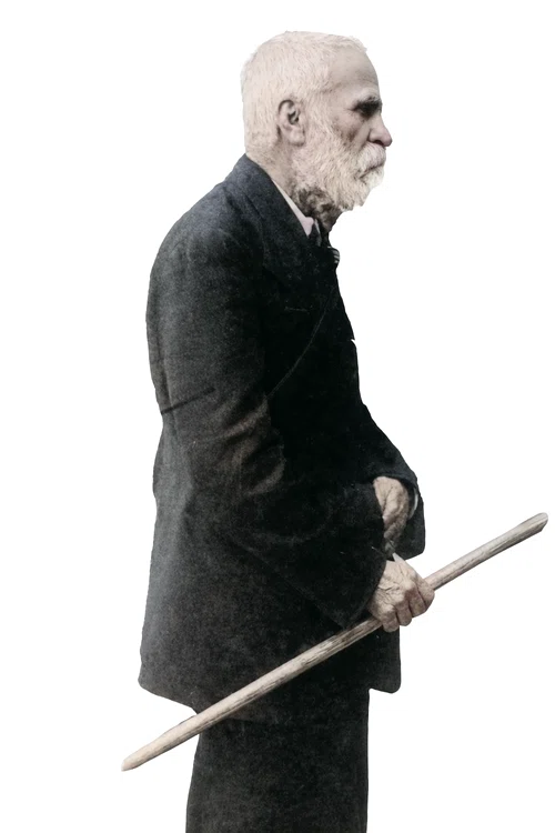 Antoni Gaudi, a few months before he died. PHOTO: Profimedia