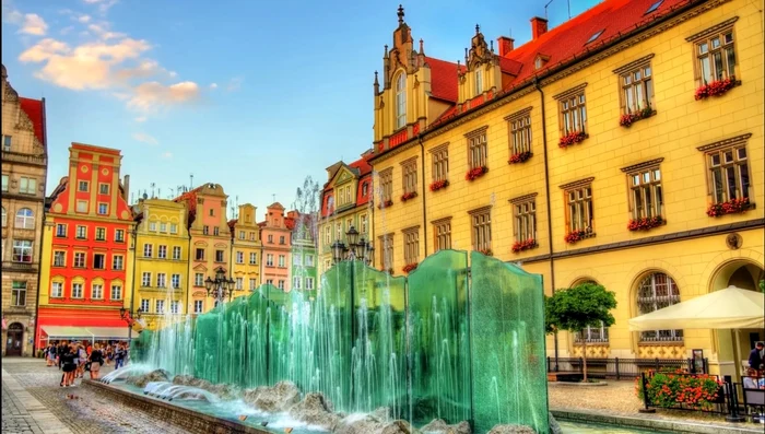 Artesian fountain in Wroclaw