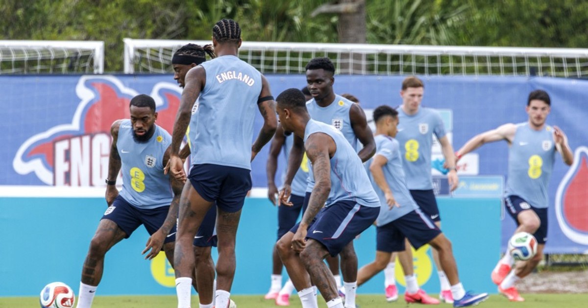 A storm has caused panic in the region where the England football team is based