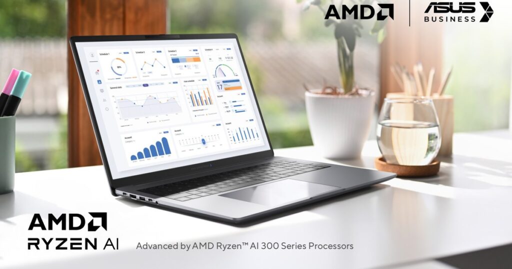 ASUS ExpertBook P3 (PM3606) with AMD Ryzen™ AI 7 350 processor: performance, enterprise-level security and local AI for business