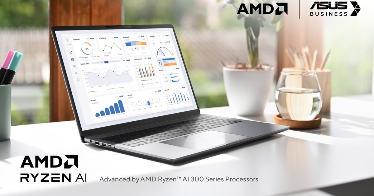 ASUS ExpertBook P3 (PM3606) with AMD Ryzen™ AI 7 350 processor: performance, enterprise-level security and local AI for business