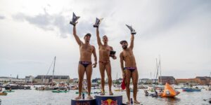 Constantin Popovici and Cătălin Preda placed on the podium in Copenhagen in Red Bull Cliff Diving 2026