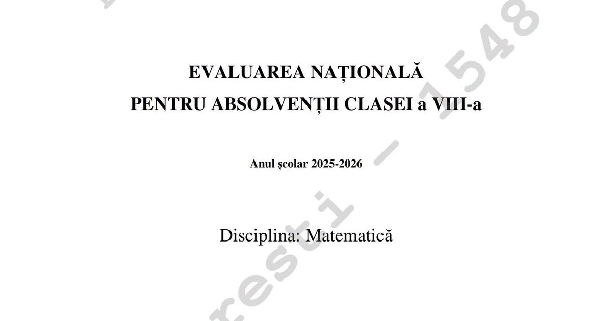 National Assessment 2026. Solving subjects in Mathematics: "Plane geometry was devastating! Clean Olympiad", claims a teacher