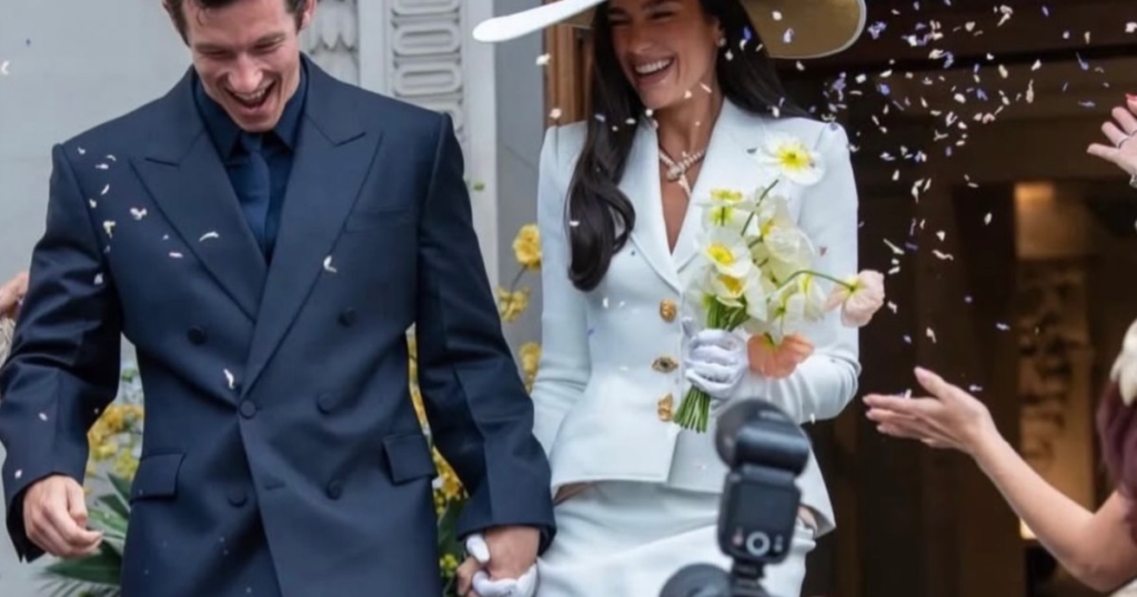 Photo Dua Lipa married Callum Turner. Discreet wedding in London for one of the most famous couples in showbiz