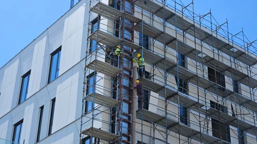 Work on the Zerlendi Center resumed after the funding was released. PHOTO: City Hall Sector 4
