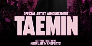 TAEMIN, one of the biggest names in global K-pop, confirmed at K-POP Days NIBIRU