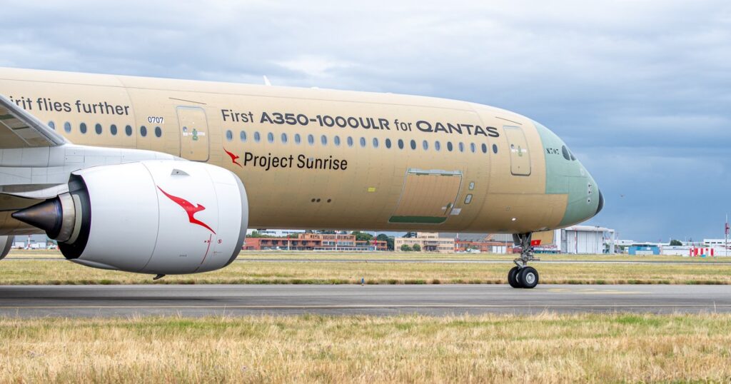The longest non-stop flight in the world is coming. The new Airbus A350-1000ULR performed its first test
