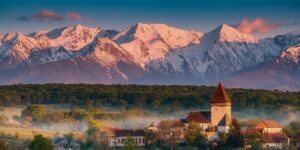 Video The most photogenic Saxon church in Romania enlivens the village of Hosman. Why do the Saxons from the foothills of Făgăraș return home
