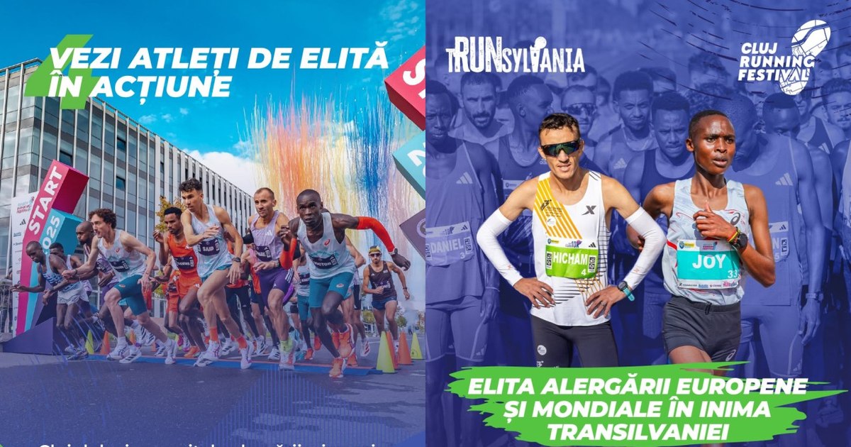 World-class runners participate in the Cluj Running Festival, the organizers have taken "anti-heat" measures