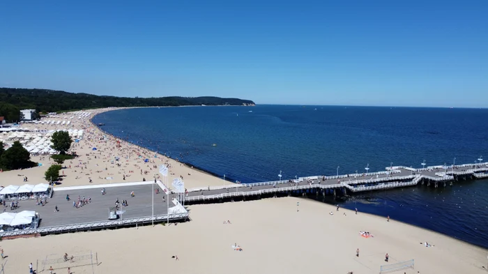 Sopot has spectacular beaches Photo: pexels
