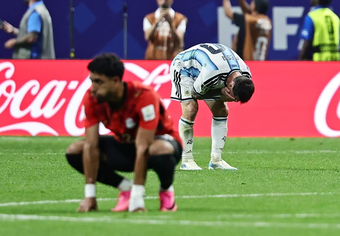 The Egyptians blamed the elimination, Messi could not control his emotions (Photo: EPAImages)