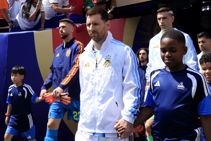 Before the final against Spain, Leo Messi at the head of the Argentina team (Photo: EPAImages)