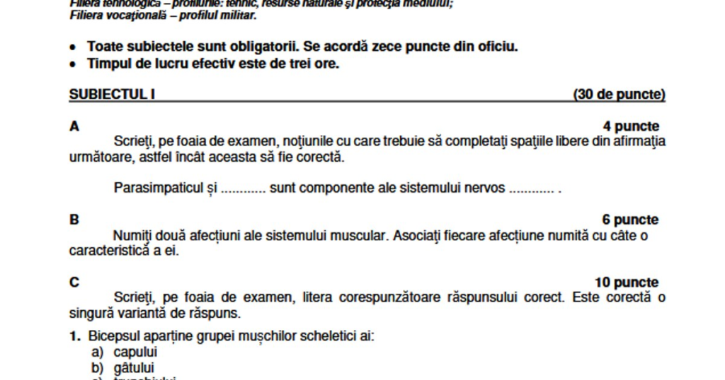Baccalaureate 2026 | Professor Ionela Cociorva decodes Biology subjects: The fine details that make the difference between a grade of 7 and a grade of 10