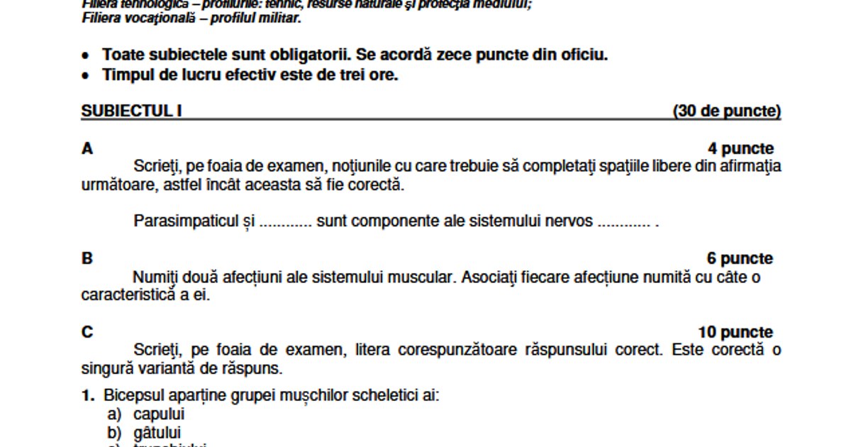 Baccalaureate 2026 | Professor Ionela Cociorva decodes Biology subjects: The fine details that make the difference between a grade of 7 and a grade of 10