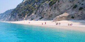 Cape Lefkada, the cursed rock of Greece. The place where legend says lovers met their end in the sea