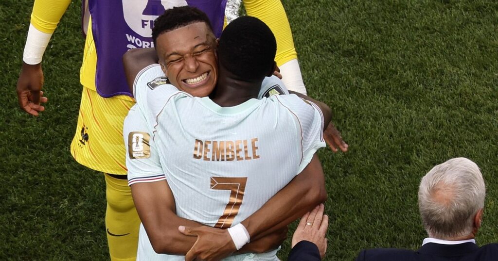 France is unstoppable, Mbappe and Dembele also score in the scoring hierarchy