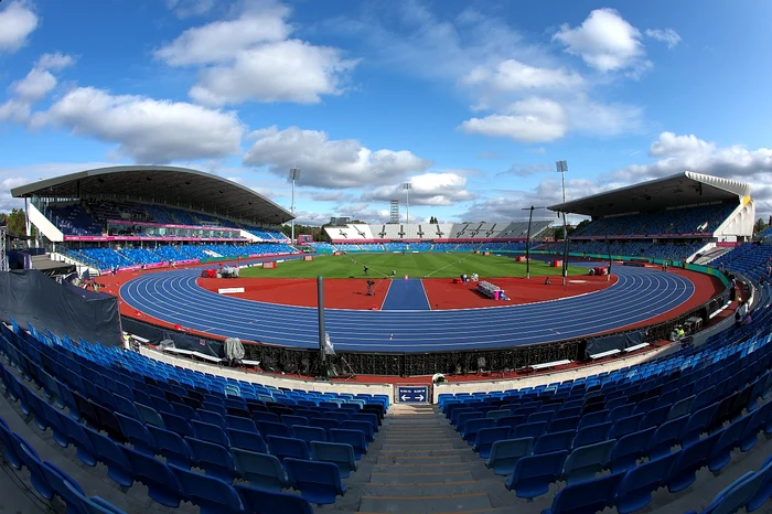 Saturday night's EC athletics meeting was disrupted (Photo: EPAImages)