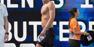 Denis-Laurean Popescu broke the national record in the 100 m butterfly