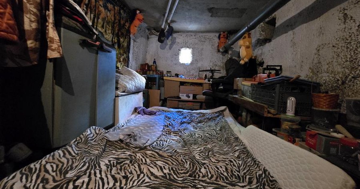 "Here is the reign." An ex-athlete set up his block's basement and sleeps there every night during the heat wave: "In the morning I put my duvet on"
