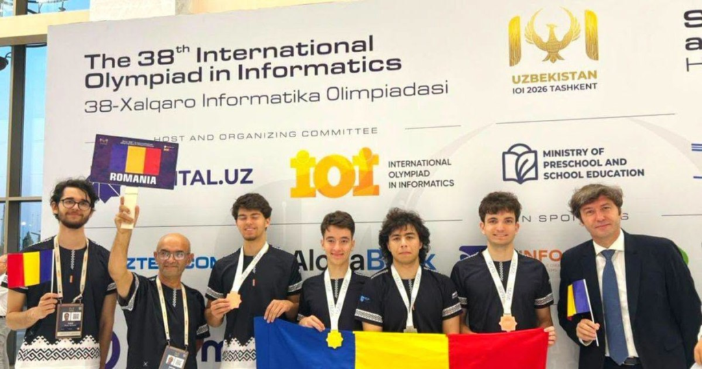 Romanian students won one gold, one silver and two bronze medals at the International Informatics Olympiad in Uzbekistan